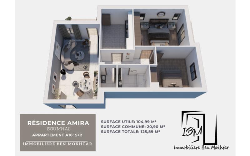 Appartement s+2