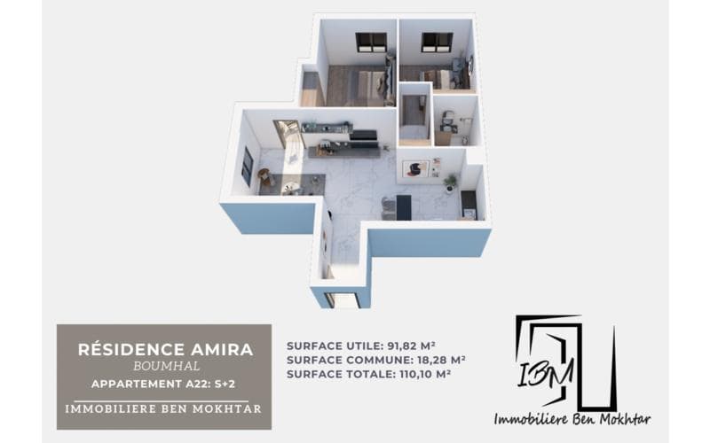 Appartement s+2