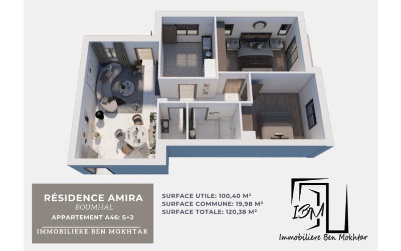 Appartement s+2