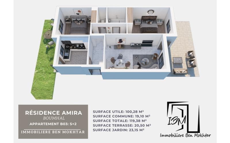 Appartement s+2