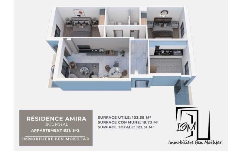 Appartement s+2