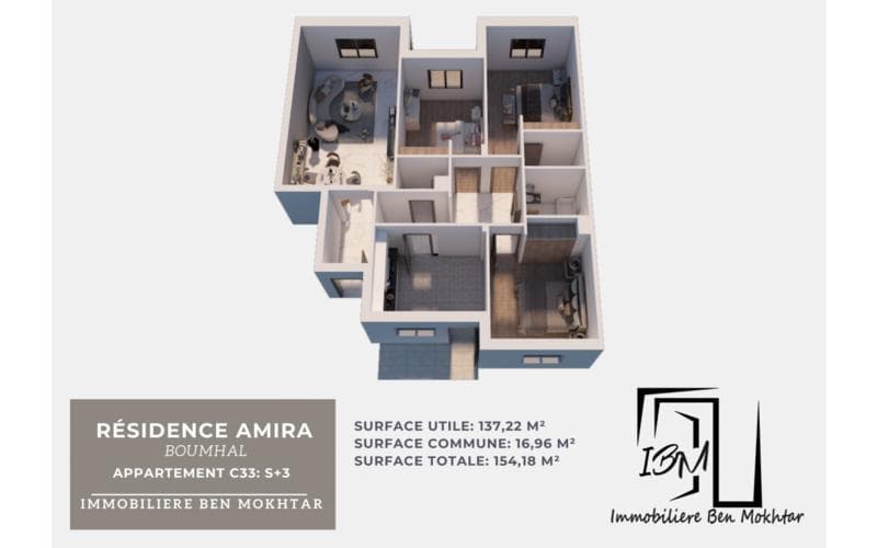 Appartement s+3