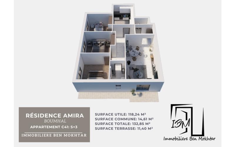 Appartement s+3
