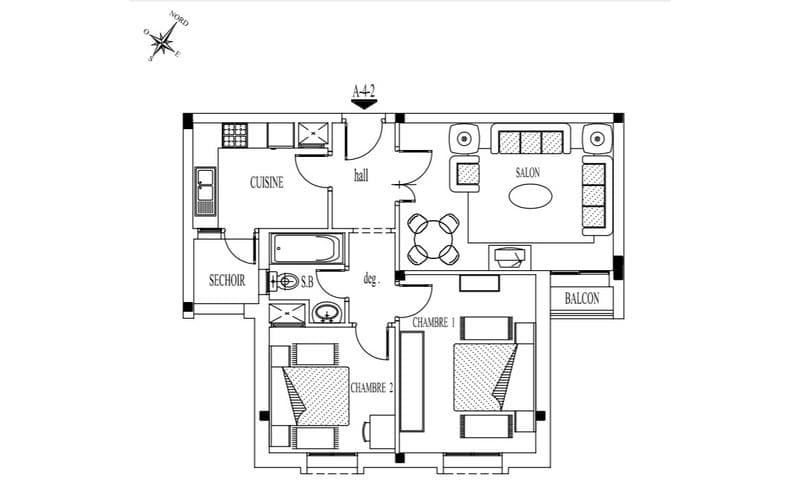 Appartement s+2