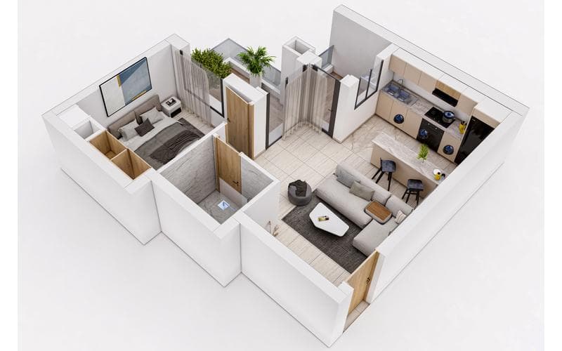 Appartement s+1 2