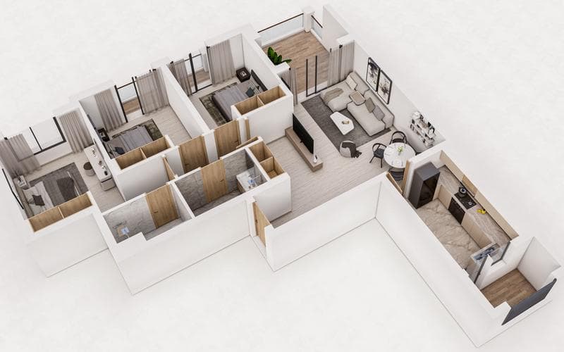 Appartement s+3 3