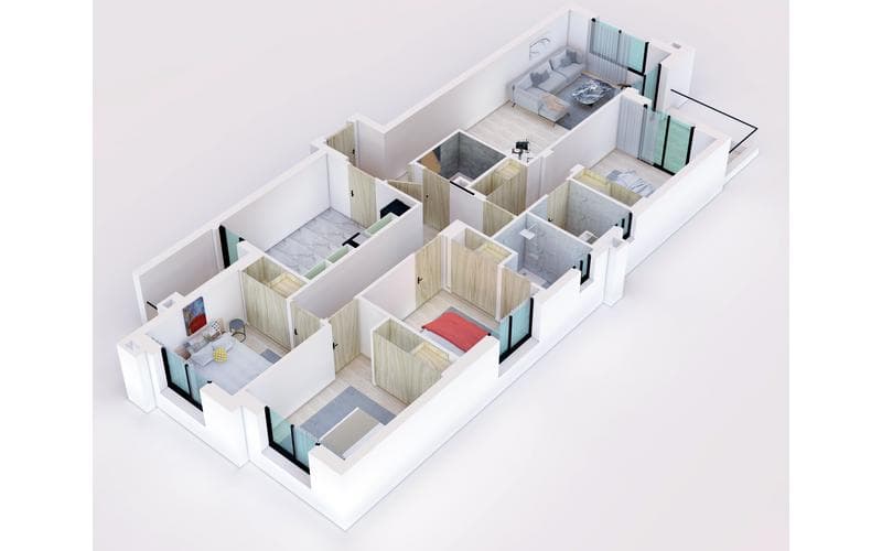 Appartement s+4 3
