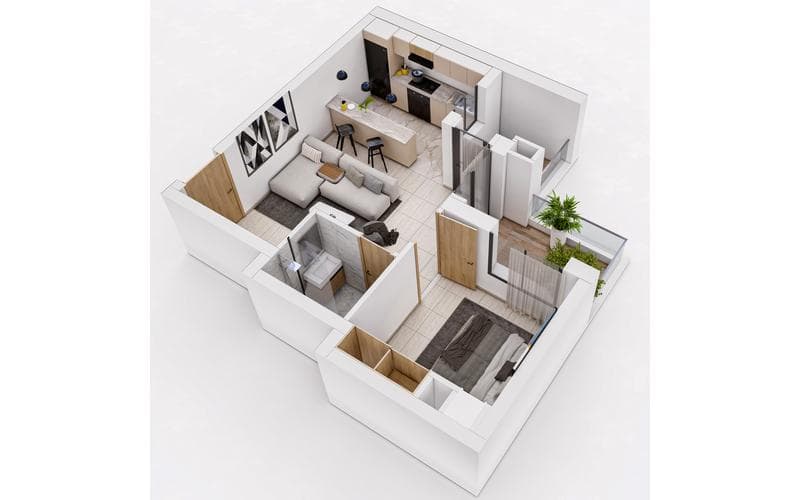 Appartement s+1 2