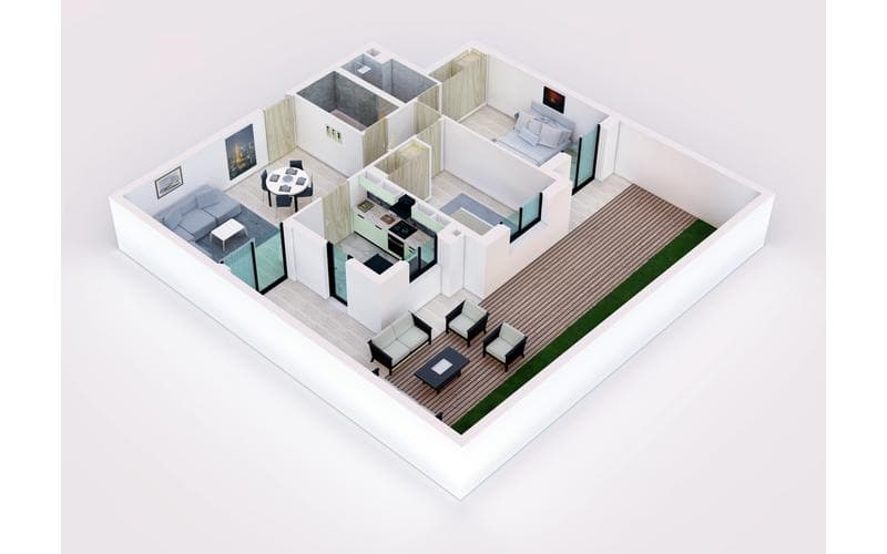 Appartement s+2 2