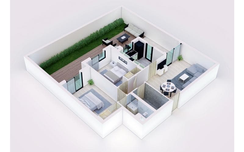 Appartement s+2 3