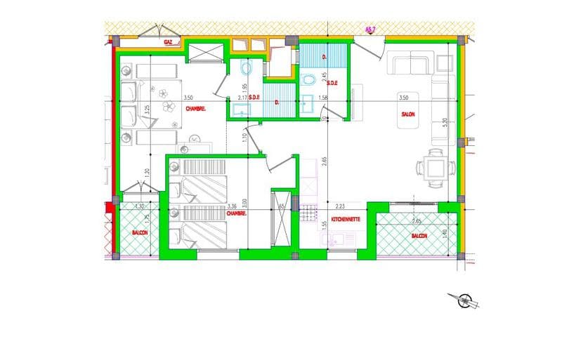 Appartement s+2