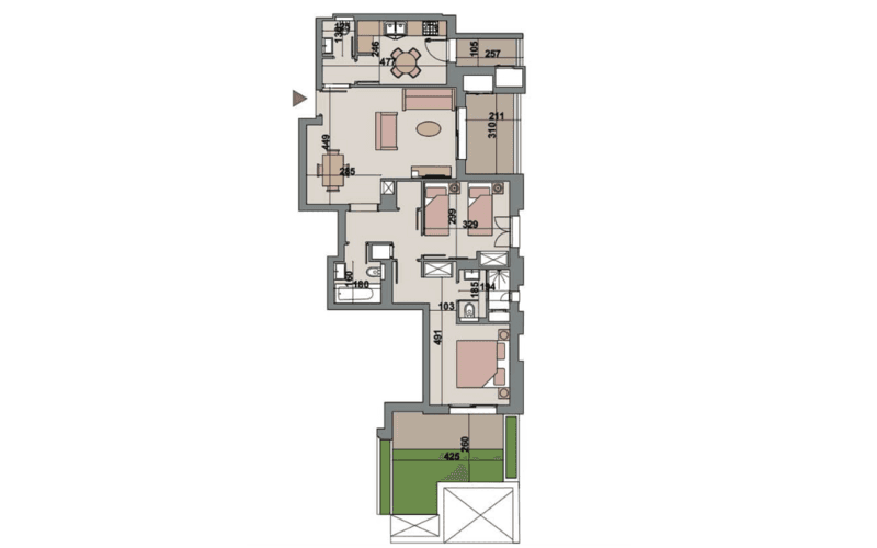 Appartement s+2