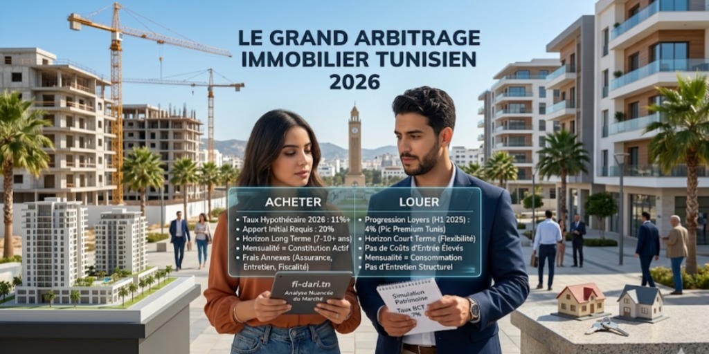 Acheter ou louer en Tunisie en 2026 : comment prendre la bonne décision ?