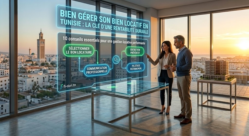 Bien gérer son bien locatif en Tunisie : la clé d'une rentabilité durable