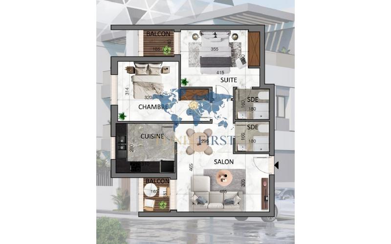 Appartement s+2