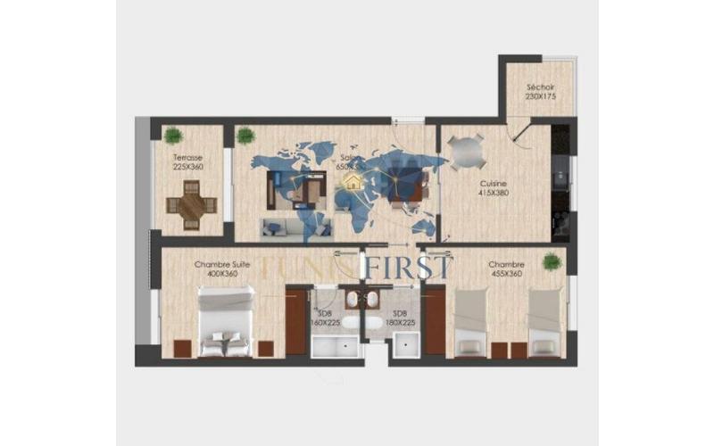 Appartement s+2