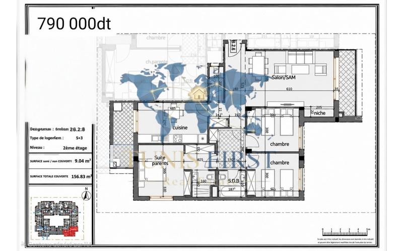 Appartement s+3 2